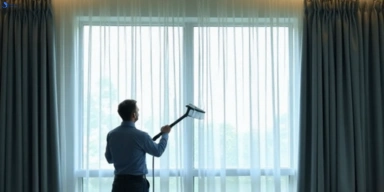 Commercial curtain stain removal service murrumba-downs hotels offices restaurants